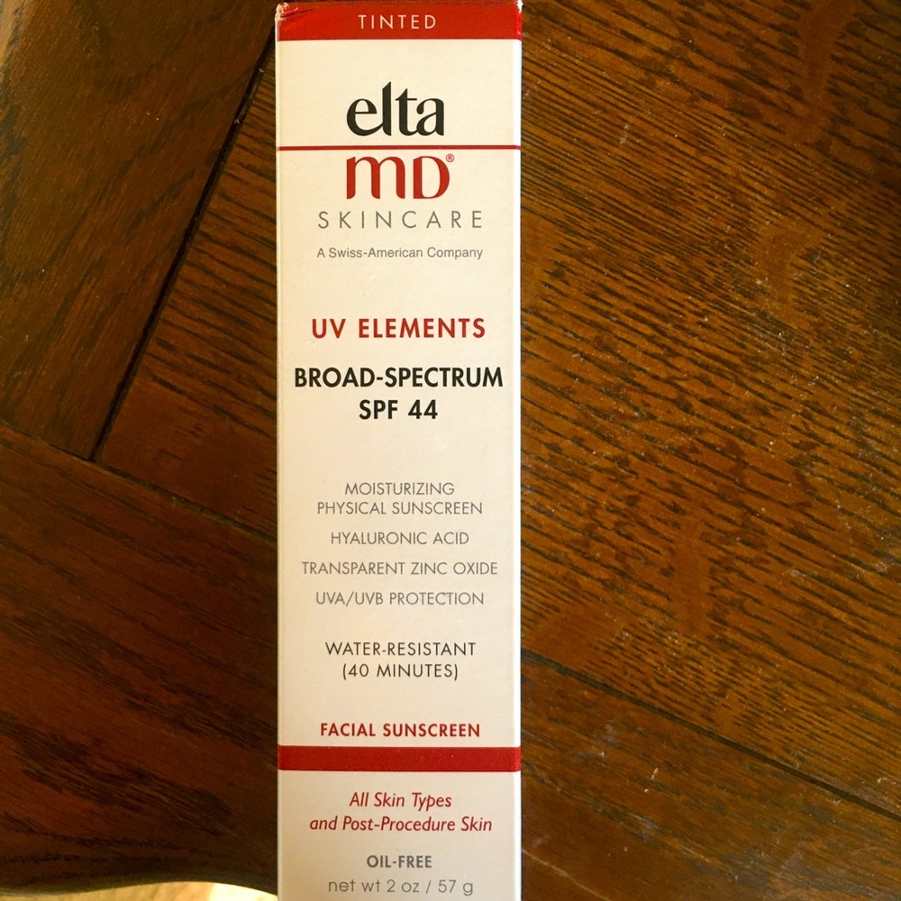 Elta MD Tinted UV ELEMENTS Broad Spectrum 44 sunscreen, NEW